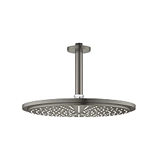 Верхній душ GROHE Rainshower Cosmopolitan 310 зі стельовим кронштейном 142 мм, графіт матовий, 26067AL0