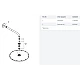 Верхний душ GROHE Rainshower Cosmopolitan 310 с кронштейном 380 мм, суперсталь, 26066DC0