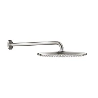 Верхний душ GROHE Rainshower Cosmopolitan 310 с кронштейном 380 мм, суперсталь, 26066DC0