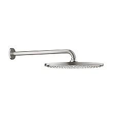 Верхній душ GROHE Rainshower Cosmopolitan 310 з кронштейном 380 мм, суперсталь, 26066DC0