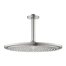 Верхній душ GROHE Rainshower Cosmopolitan 310 зі стельовим кронштейном 142 мм, суперсталь, 26067DC0