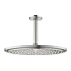 Верхній душ GROHE Rainshower Cosmopolitan 310 зі стельовим кронштейном 142 мм, суперсталь, 26067DC0