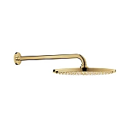 Верхній душ GROHE Rainshower Cosmopolitan 310 з кронштейном 380 мм, золото глянцеве, 26066GL0