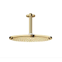 Верхній душ GROHE Rainshower Cosmopolitan 310 зі стельовим кронштейном 142 мм, золото глянцеве, 26067GL0