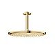 Верхний душ GROHE Rainshower Cosmopolitan 310 с потолочным кронштейном 142 мм, золото глянцевое, 26067GL0