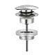 Донный клапан для раковины GROHE, push-open, суперсталь, 65807DC0