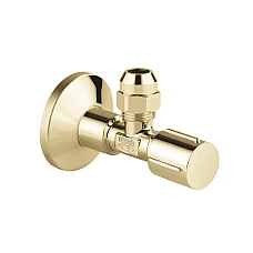 Кутовий вентиль GROHE 1/2" x 3/8", золото глянцеве, 22037GL0