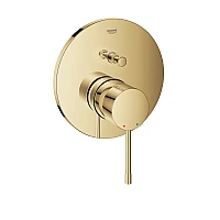 Змішувач GROHE Essence одноважільний прихованого монтажу на 2 виходи, золото глянцеве, 24167GL1