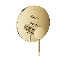 Змішувач GROHE Essence одноважільний прихованого монтажу на 2 виходи, золото глянцеве, 24167GL1