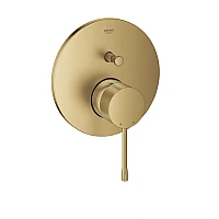 Змішувач GROHE Essence одноважільний прихованого монтажу на 2 виходи, золото матове, 24167GN1