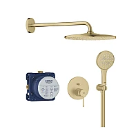 Душова система прихованого монтажу GROHE Essence Mono 310, матове золото, 25287GN0