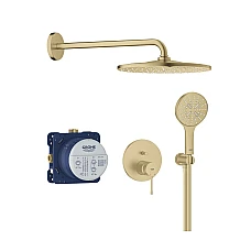 Душова система прихованого монтажу GROHE Essence Mono 310, матове золото, 25287GN0