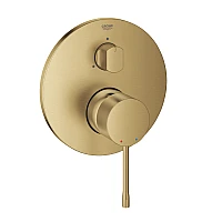 Змішувач одноважільний GROHE Essence прихованого монтажу на 3 виходи, золото матове, 24169GN1