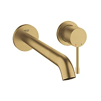 Змішувач для раковини GROHE Essence на 2 отвори L-Size, золото матове, 29193GN1