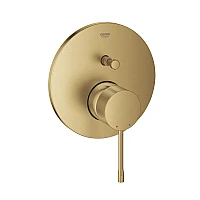 Змішувач GROHE Essence одноважільний прихованого монтажу на 2 виходи, золото матове, 24167GN1