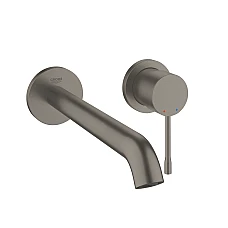 Смеситель для умывальника GROHE Essence L-Size на 2 отверстия, графит матовый, 29193AL1