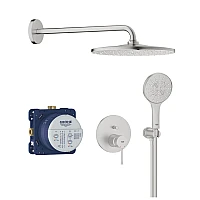 Душова система прихованого монтажу GROHE Essence Rainshower Mono 310, суперсталь, 25287DC0