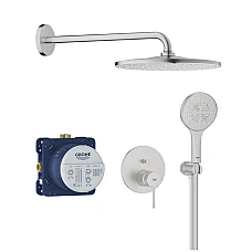 Душова система прихованого монтажу GROHE Essence Rainshower Mono 310, суперсталь, 25287DC0