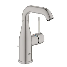 Змішувач для умивальника GROHE Essence M-Size, суперсталь, 24173DC1