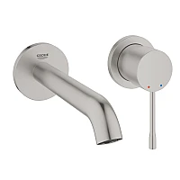 Змішувач для умивальника GROHE Essence M-Size на 2 отвори, суперсталь, 29192DC1