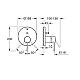 Смеситель GROHE Essence однорычажный скрытого монтажа на 2 выхода, суперсталь, 24167DC1