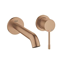 Змішувач для умивальника GROHE Essence M-Size на 2 отвори, золото брашоване, 29192DL1