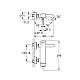 Змішувач для ванни GROHE Essence, золото брашоване, 25250DL1