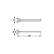 Тримач для рушника GROHE Essentials, графіт матовий, 40371AL1