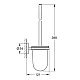 Йоржик для унітазу GROHE Essentials, графіт матовий, 40374AL1