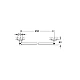 Тримач для рушника GROHE Essentials 500 мм, брашоване золото, 40688DL1