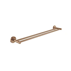 Тримач рушників подвійний GROHE Essentials, золото брашоване, 40802DL1