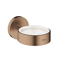 Тримач для склянки або мильниці GROHE Essentials, золото брашоване, 40369DL1