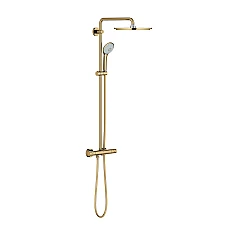 Душевая система с термостатом GROHE Euphoria System 310, настенный монтаж, золото глянцевое, 26075GL0