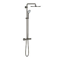 Душова система з термостатом GROHE Euphoria System 310, настінний монтаж, графіт матовий, 26075AL0