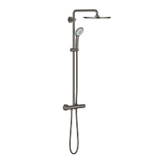 Душова система з термостатом GROHE Euphoria System 310, настінний монтаж, графіт матовий, 26075AL0