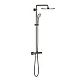 Душова система з термостатом GROHE Euphoria System 310, настінний монтаж, графіт матовий, 26075AL0