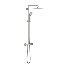Душова система з термостатом GROHE Euphoria System 310, настінний монтаж, суперсталь, 26075DC0