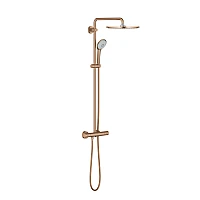 Душевая система с термостатом GROHE Euphoria System 310, настенный монтаж, золото брашоване, 26075DL0