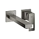 Змішувач для умивальника GROHE Eurocube M-Size на 2 отвори, графіт матовий, 23447AL0