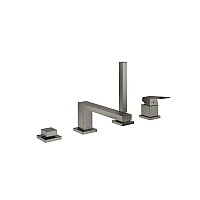 Змішувач для ванни GROHE Eurocube на 4 отвори, графіт матовий, 19897AL1