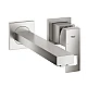 Змішувач для умивальника GROHE Eurocube M-Size на 2 отвори, суперсталь, 23447DC0