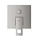 Смеситель скрытого монтажа GROHE Eurocube, суперсталь, 24094DC0