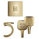Скрытая душевая система GROHE Grohtherm SmartControl из Rainshower SmartActive 310 Cube, золото глянцевое, 34864GL0