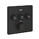 Термостат прихованого монтажу GROHE Grohtherm SmartControl на 3 споживачі, 102167KF00, чорний матовий