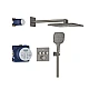 Душевая система GROHE Grohtherm SmartControl, Rainshower 310 Cube, графит матовый, 34864AL0