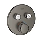 Термостат GROHE Grohtherm SmartControl прихованого монтажу на 2 виходи, графіт матовий, 29119AL0