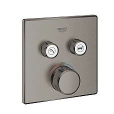 Термостат прихованого монтажу GROHE Grohtherm SmartControl, графіт матовий, 29124AL0