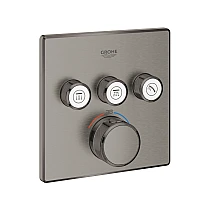 Термостат прихованого монтажу GROHE Grohtherm SmartControl, графіт матовий, 29126AL0