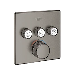Термостат прихованого монтажу GROHE Grohtherm SmartControl, графіт матовий, 29126AL0