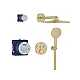 Душова система прихованого монтажу GROHE SmartControl 310, матове золото, 34863GN0